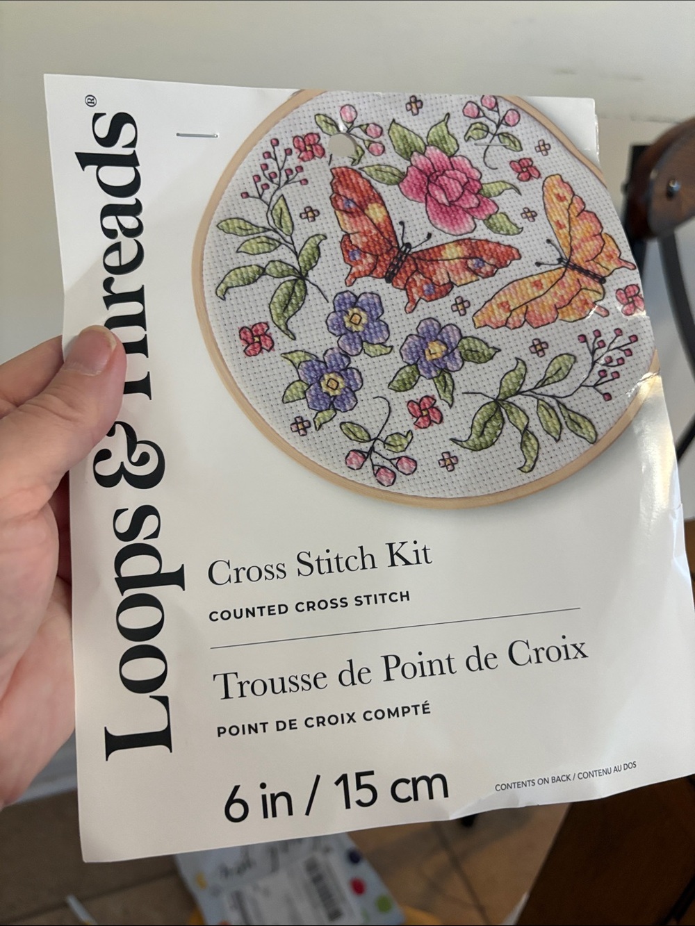 Loops & Threads Butterfly Cross Stitch Kit